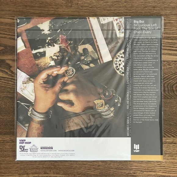 Big Boi Sir Lucious Left Foot 2-LP ~ Exclusive Colored Vinyl + Stencil ~ New! - Picture 3 of 3